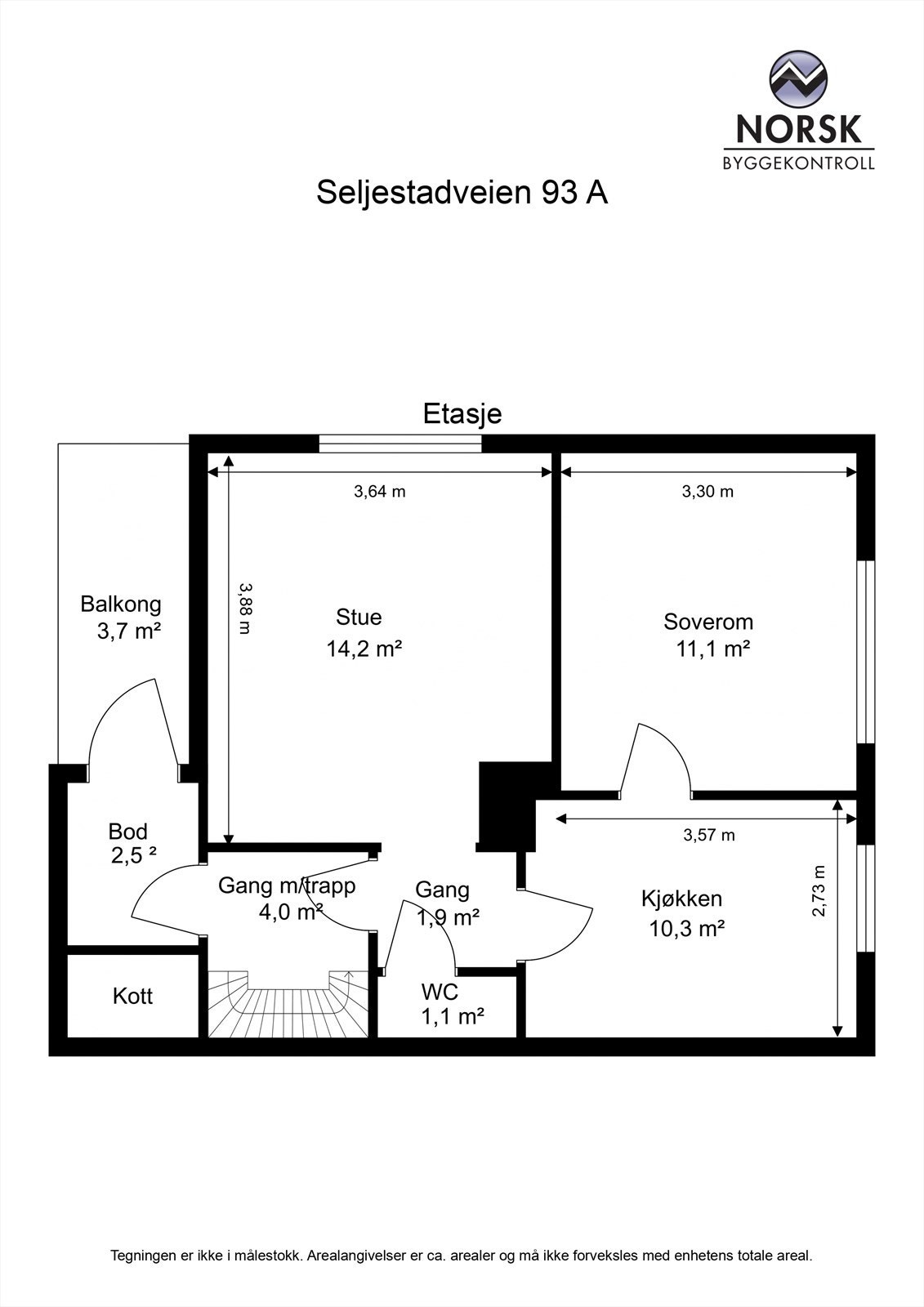 Planskisse 2. etasje. Galleribilde