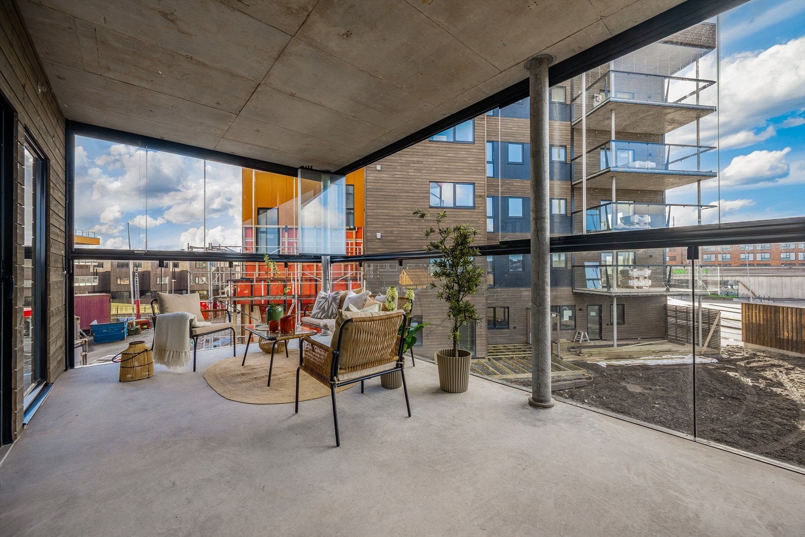 Fellesarealene er under ferdigstillelse av utbygger. Galleribilde