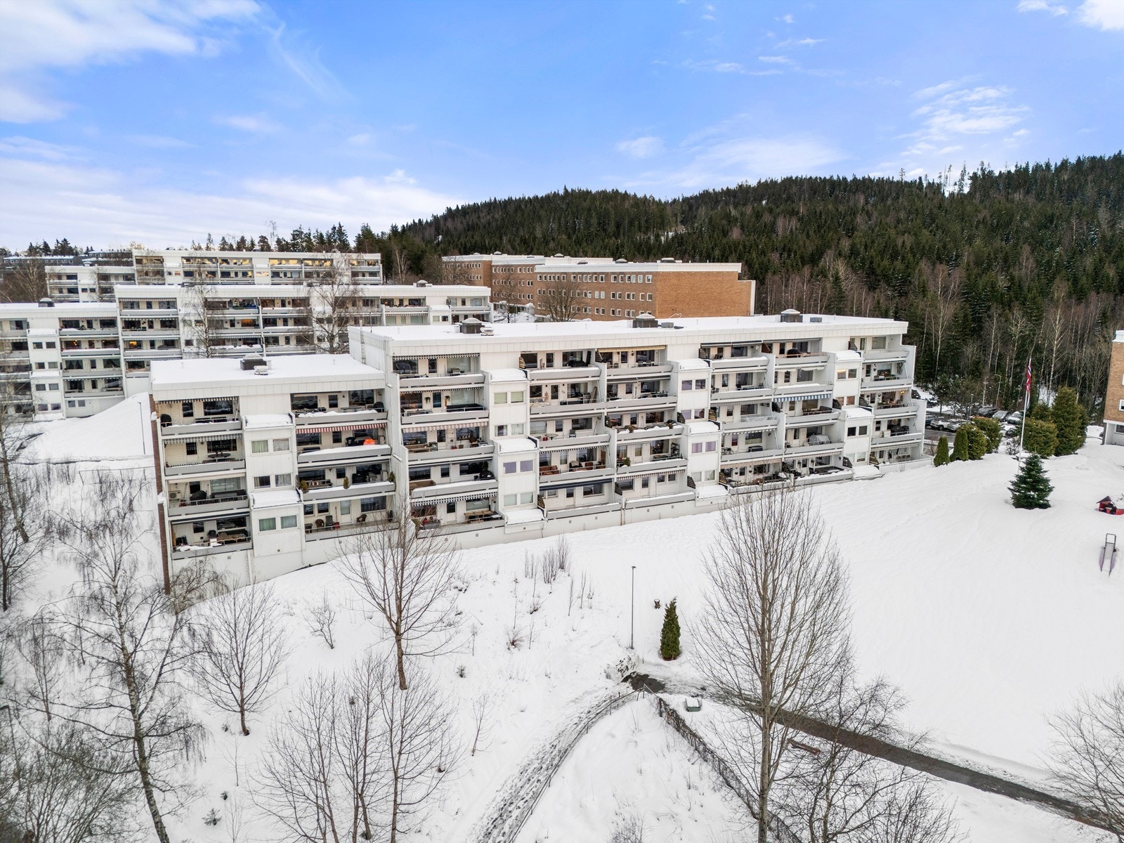 Borettslaget tilbyr fellesrom for lagring av blant annet sykler og ski. Galleribilde