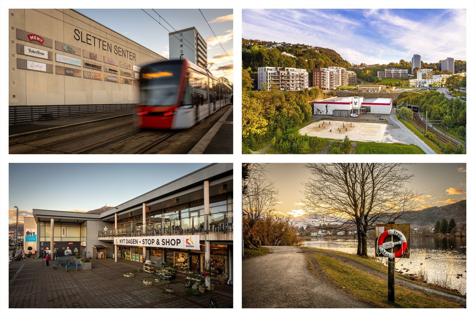 På Sletten Senter har du tilgang til apotek, vinmonopol, dagligvarebutikker og en rekke andre forretninger. Galleribilde