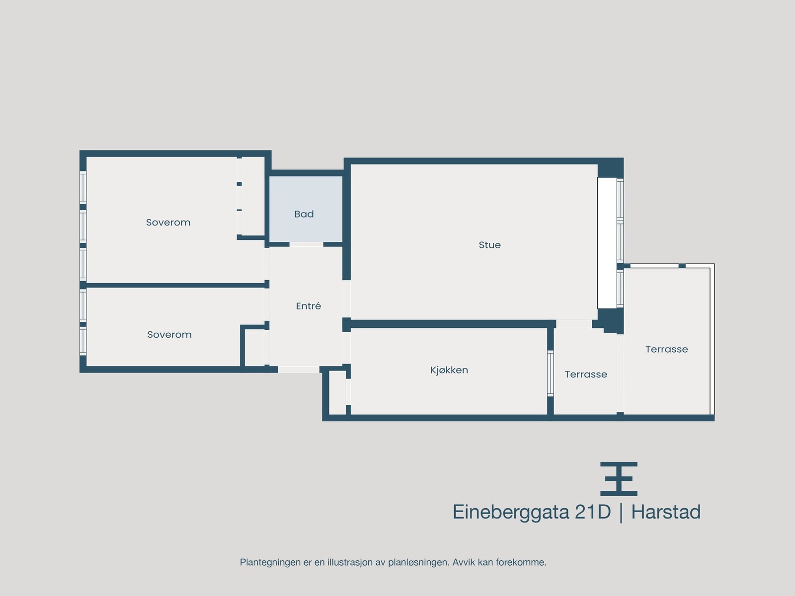 Plantegning Galleribilde
