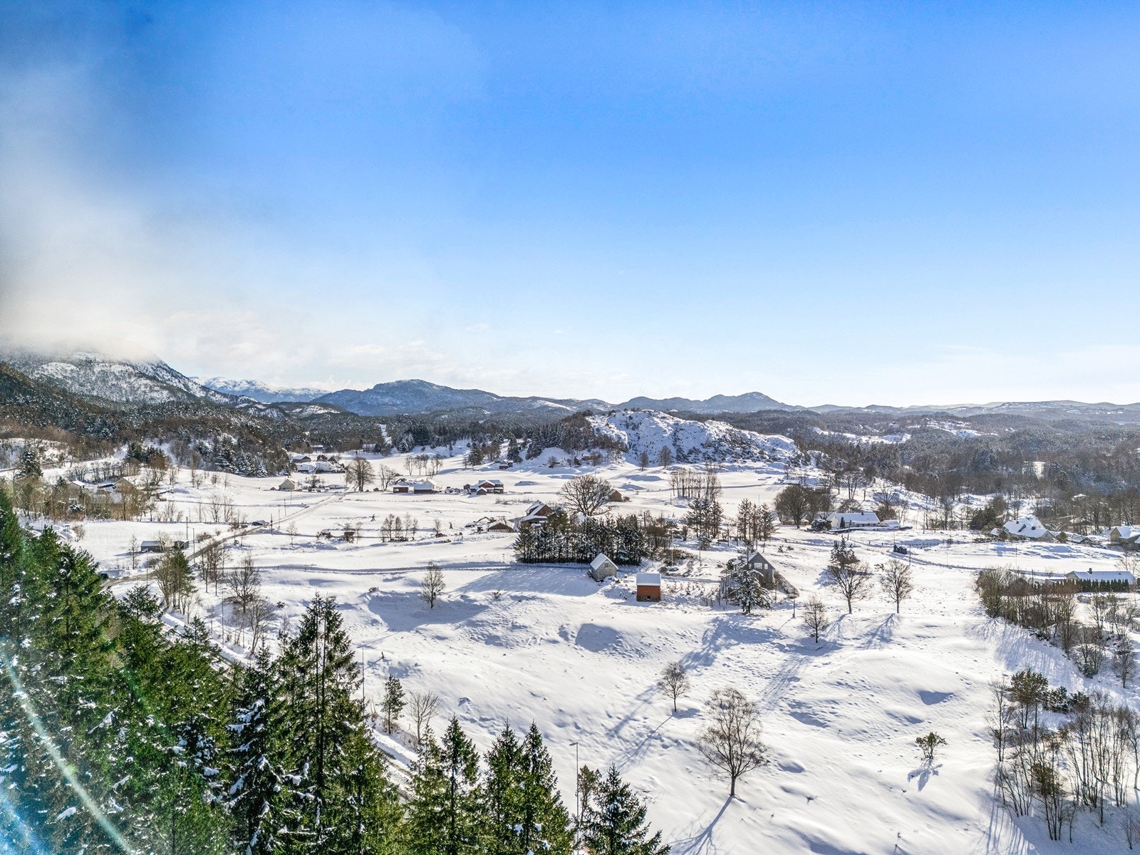 Utsikt mot nærområdet. Galleribilde