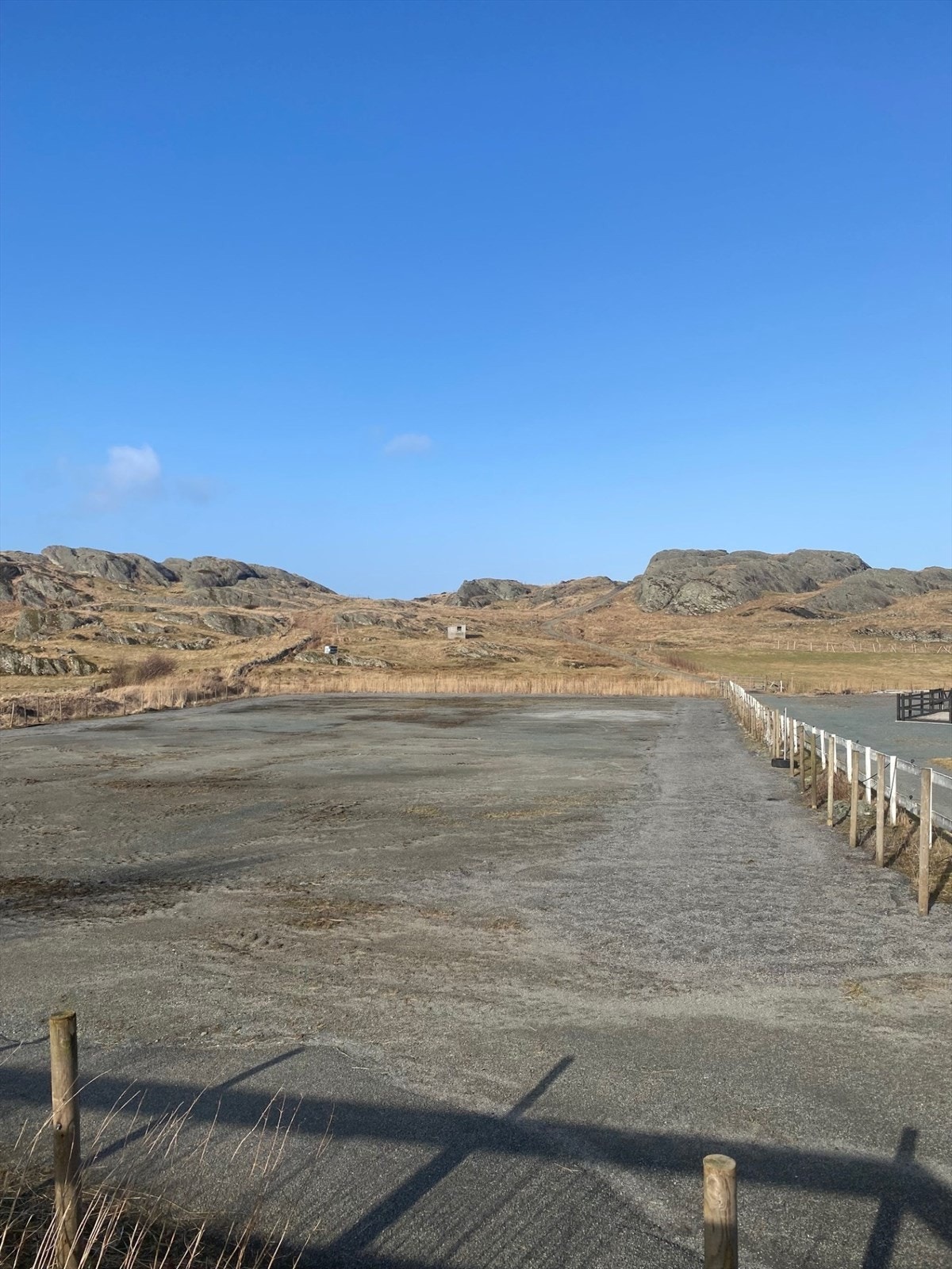 Planert område klargjort for nye luftegårder (selgers bilde) Galleribilde