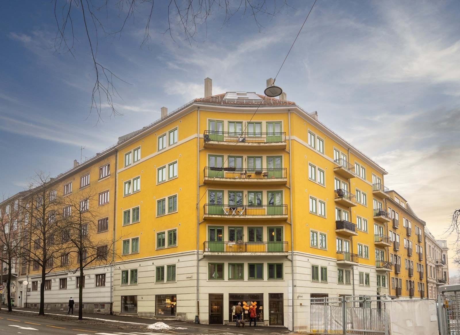 Leiligheten har en praktfull beliggenhet på fasjonable Frogner Galleribilde