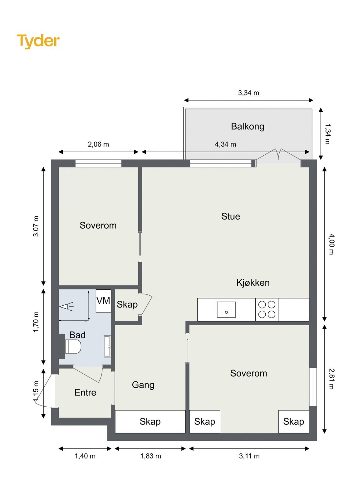 Planløsning. Galleribilde