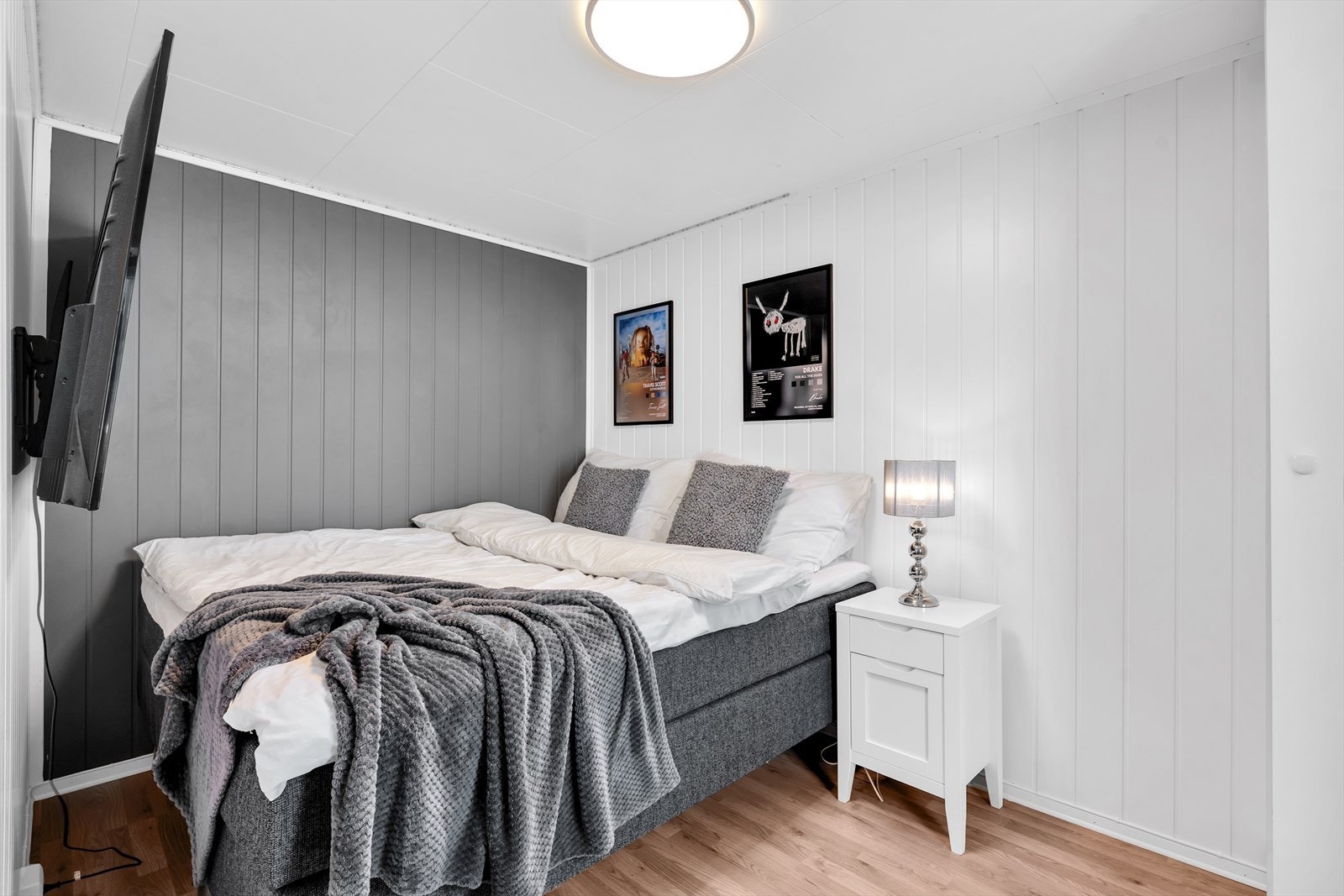 Soverom 4- også av god størrelse og med gode møbleringsmuligheter. Galleribilde