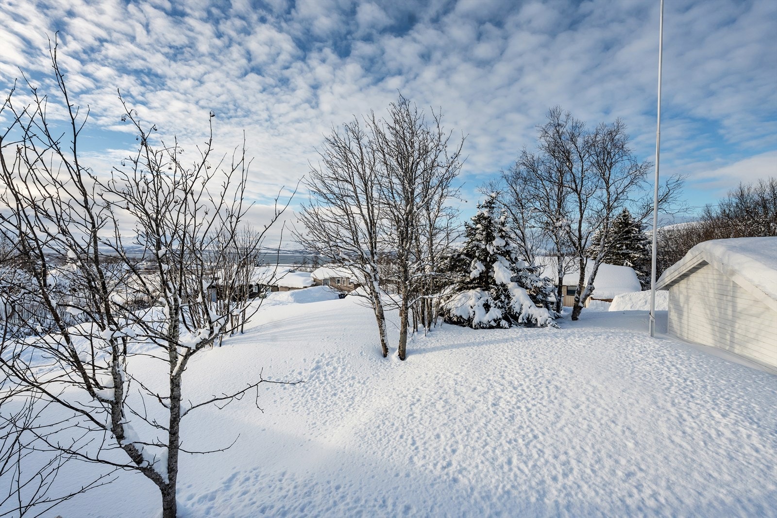 Fin utsikt fra balkong Galleribilde