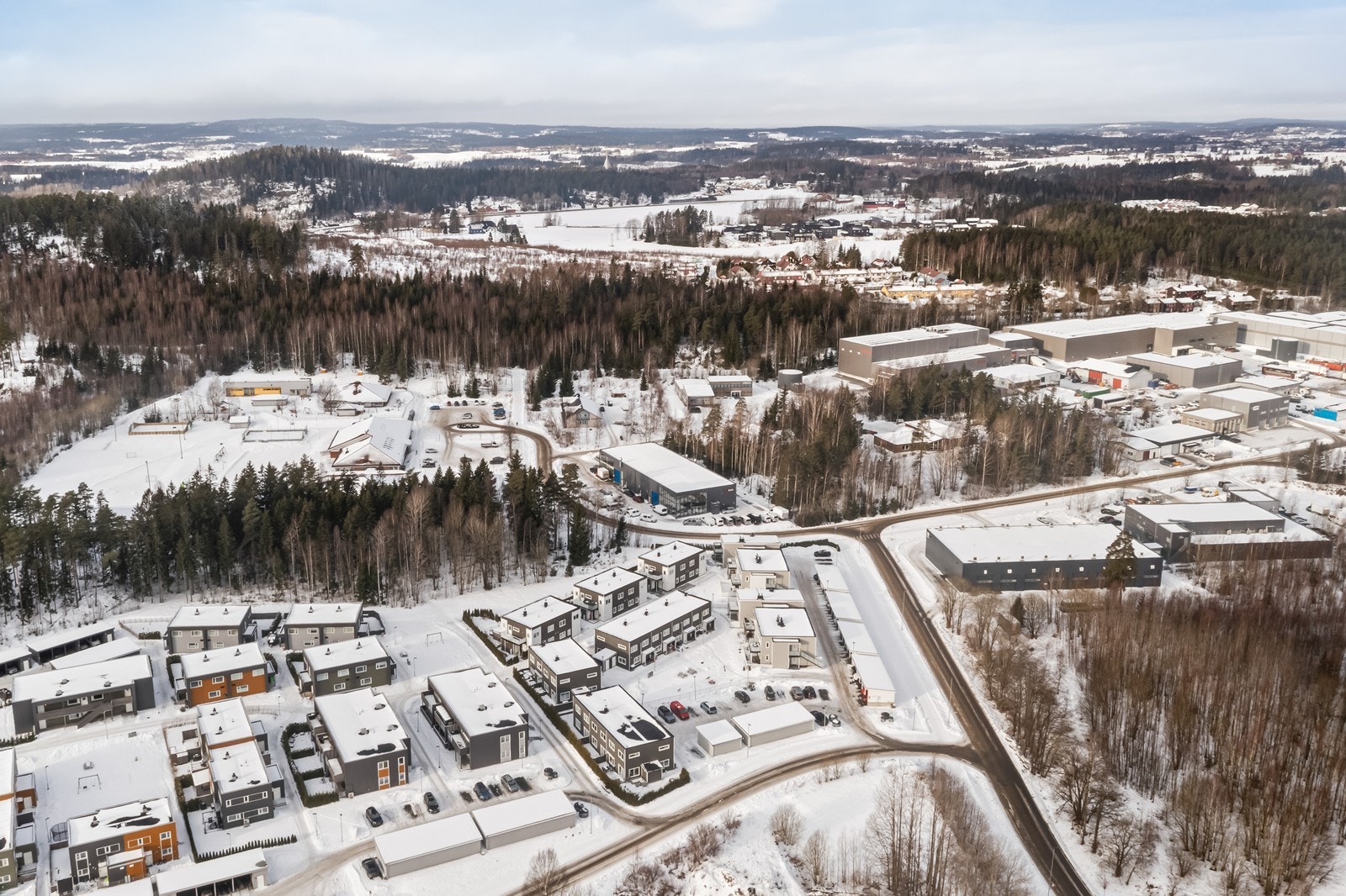 Dronebilde Galleribilde