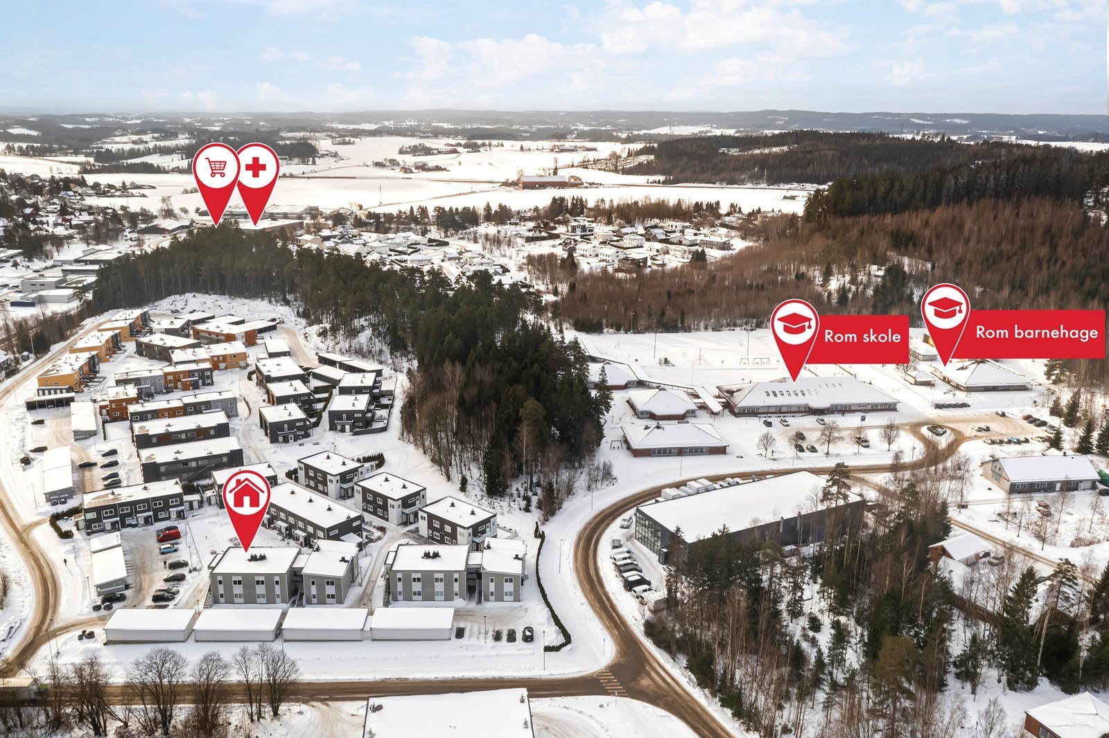 Oversiktskart over nærmiljøet Galleribilde