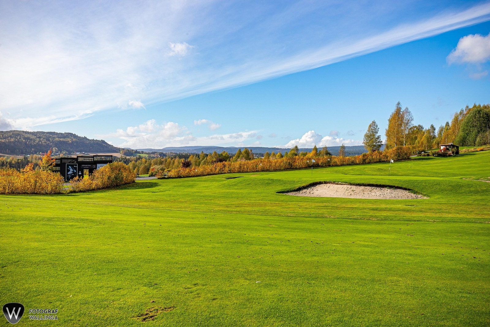 Kongsberg golfbane. Galleribilde