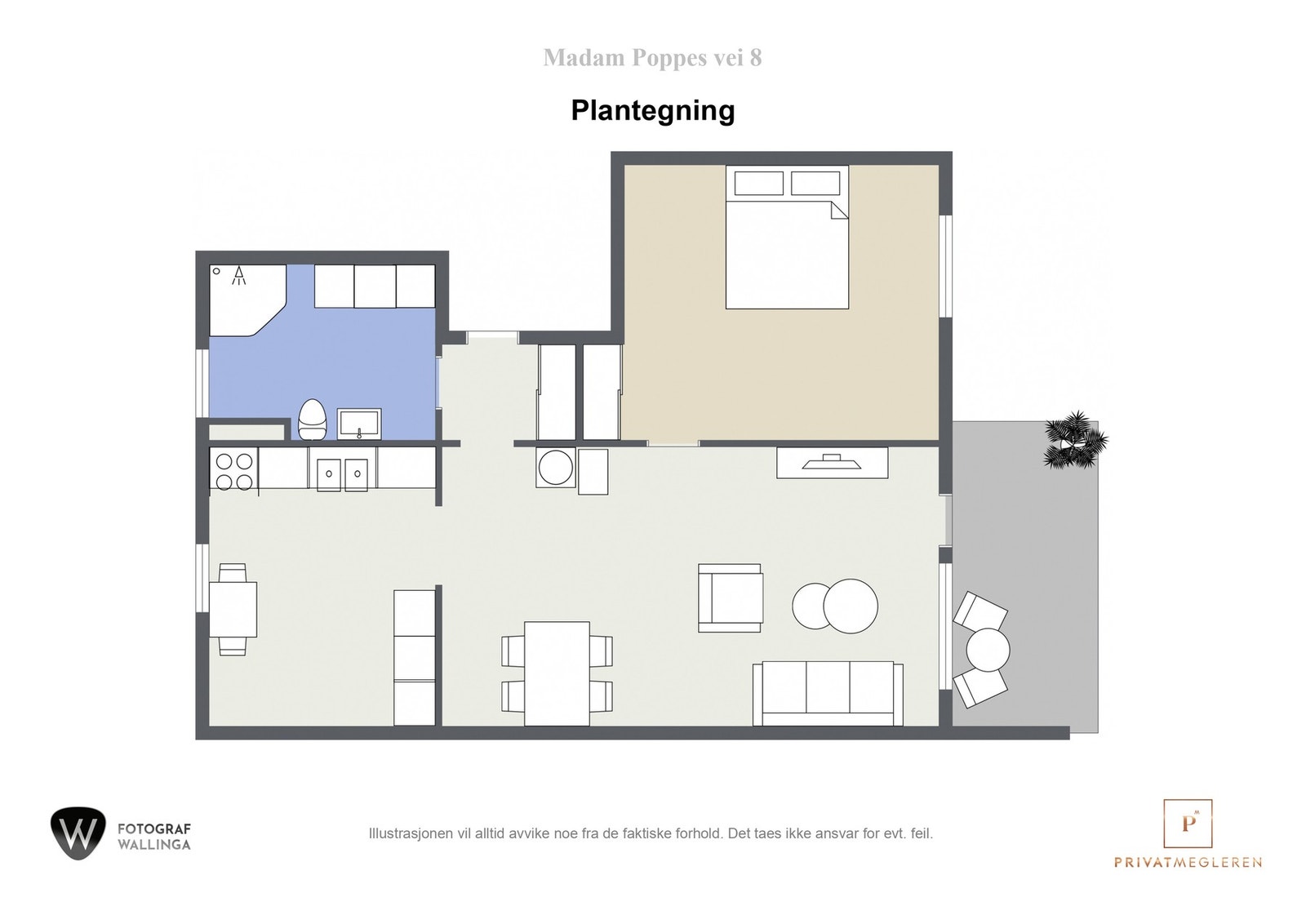 Plantegning. Galleribilde