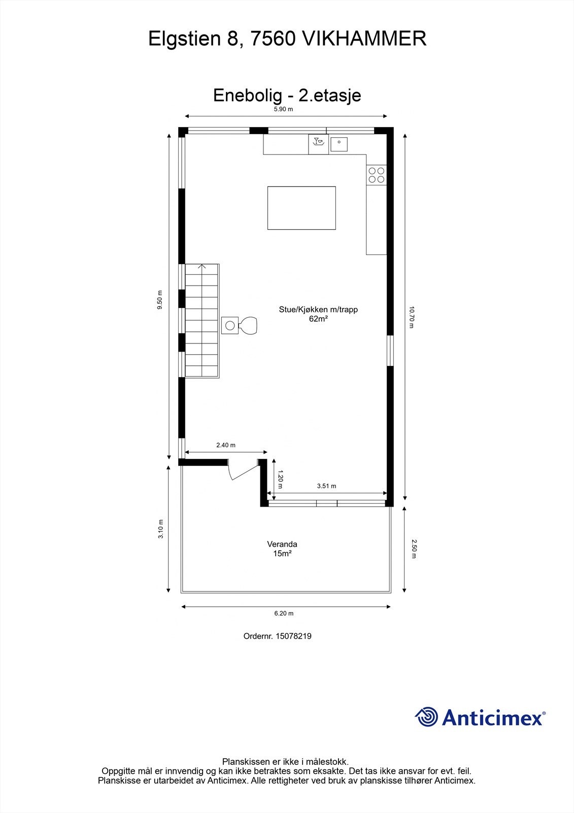 Planskisse 2. etasje Galleribilde