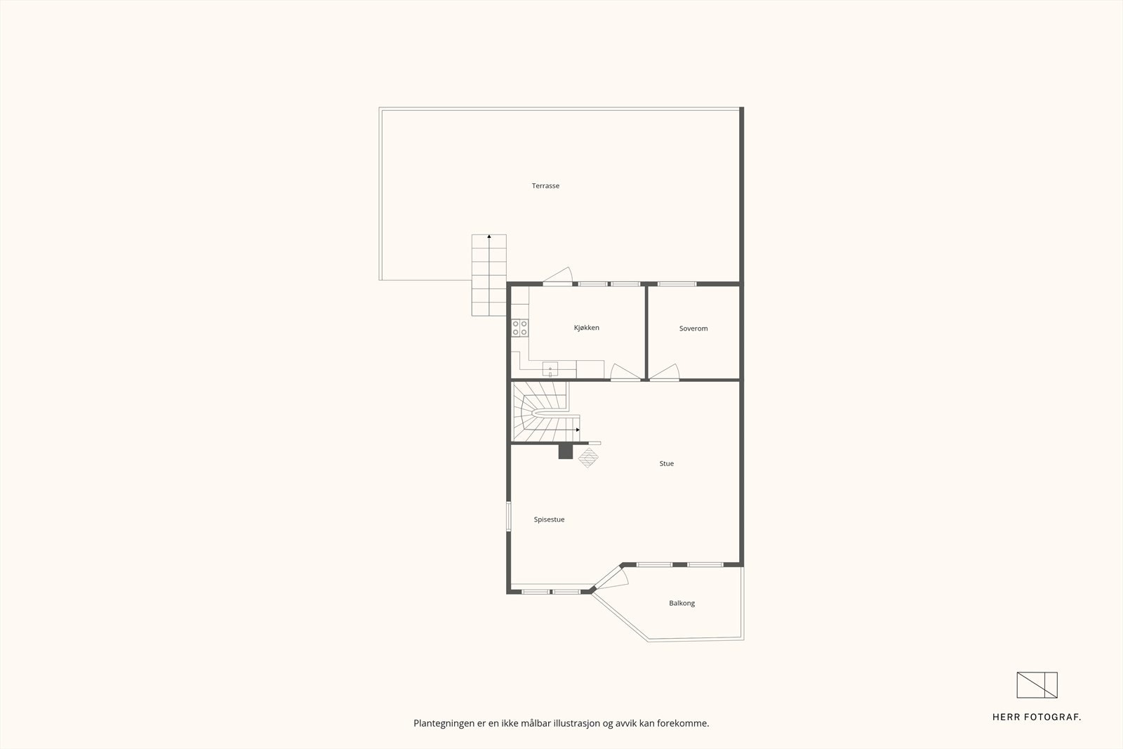 Plantegning av 2.etasje Galleribilde