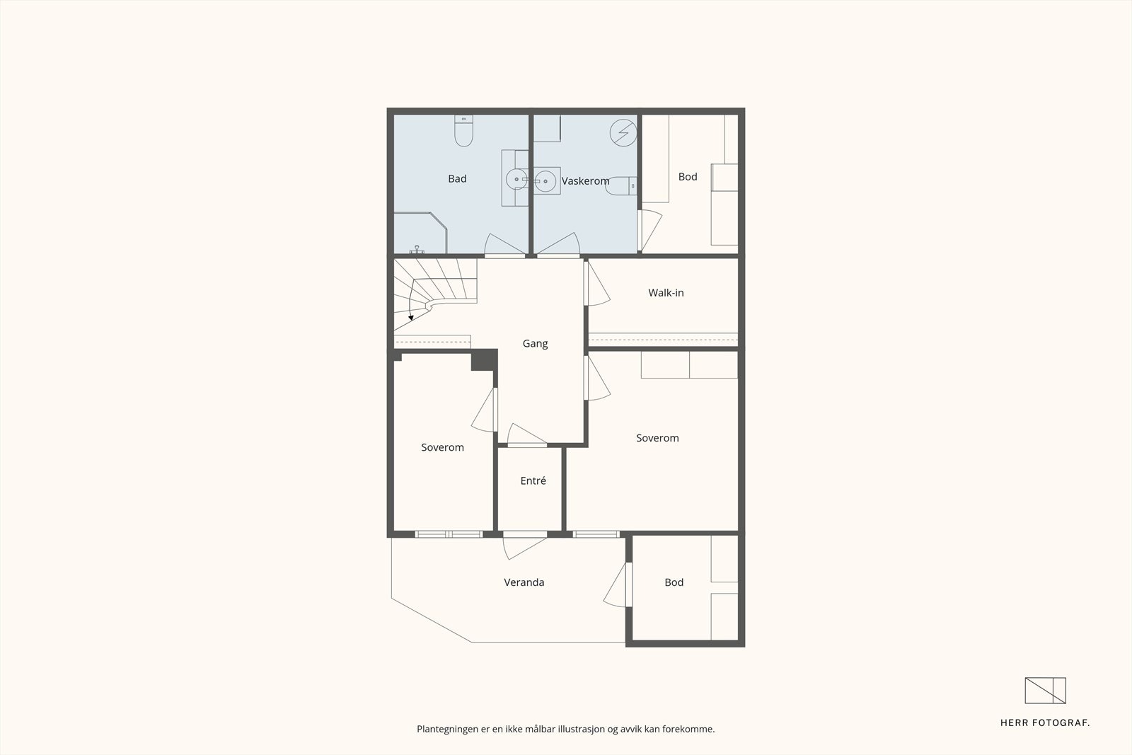 Plantegning av 1.etasje Galleribilde