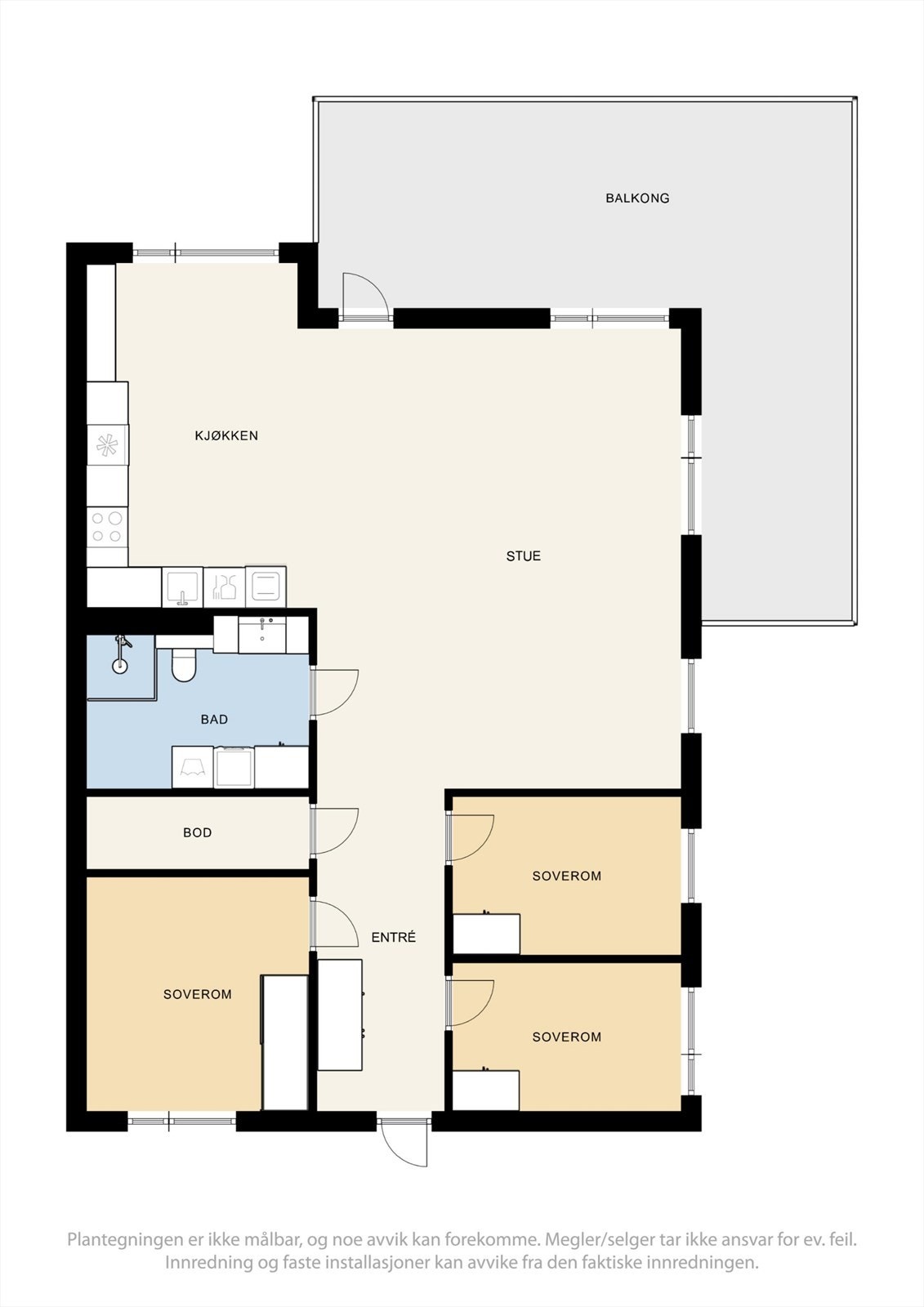 Plantegning Galleribilde