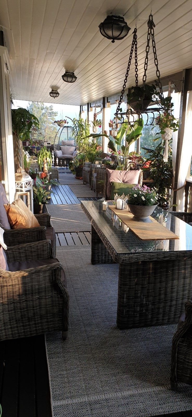 Selgers egne bilder av terrassen. Galleribilde