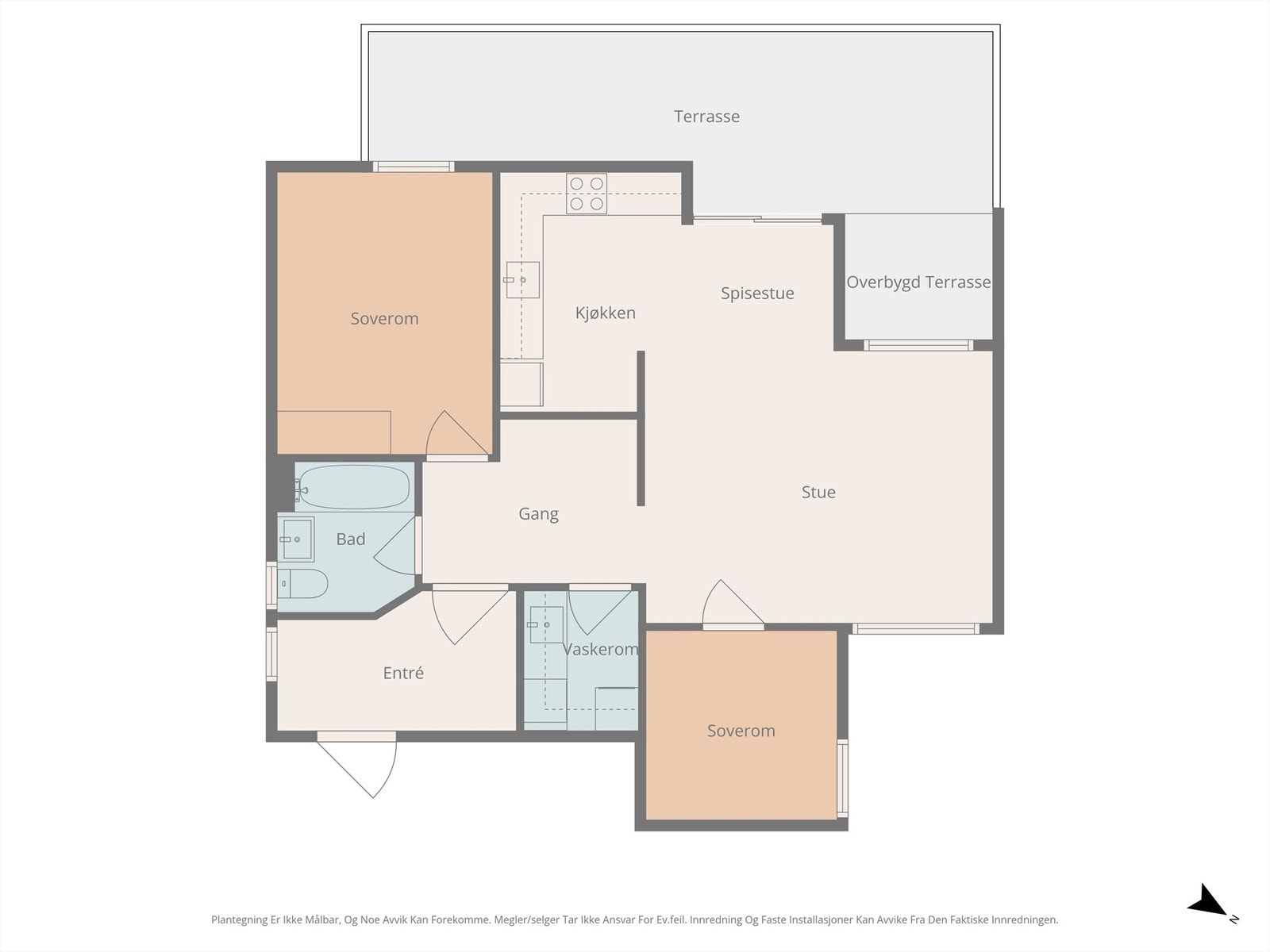 Plantegning Galleribilde