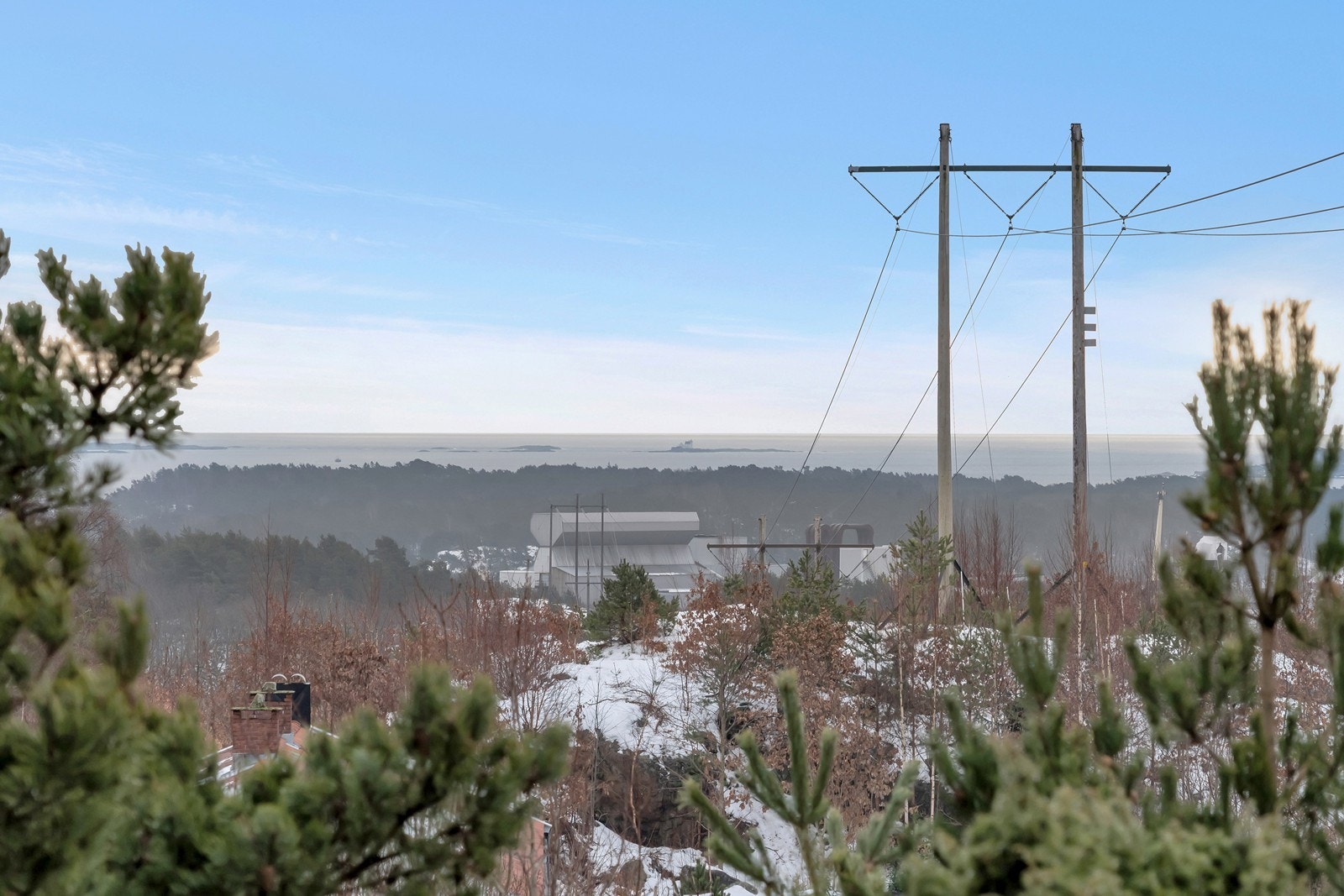 Herlig utsikt mot sjøen. Galleribilde