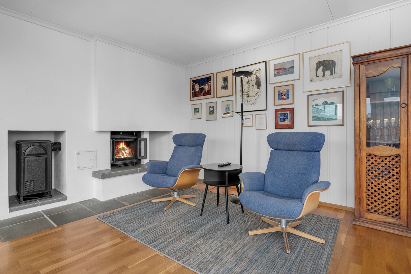 Vedovnen gir lun og effektiv oppvarming på kjølige dager. Galleribilde