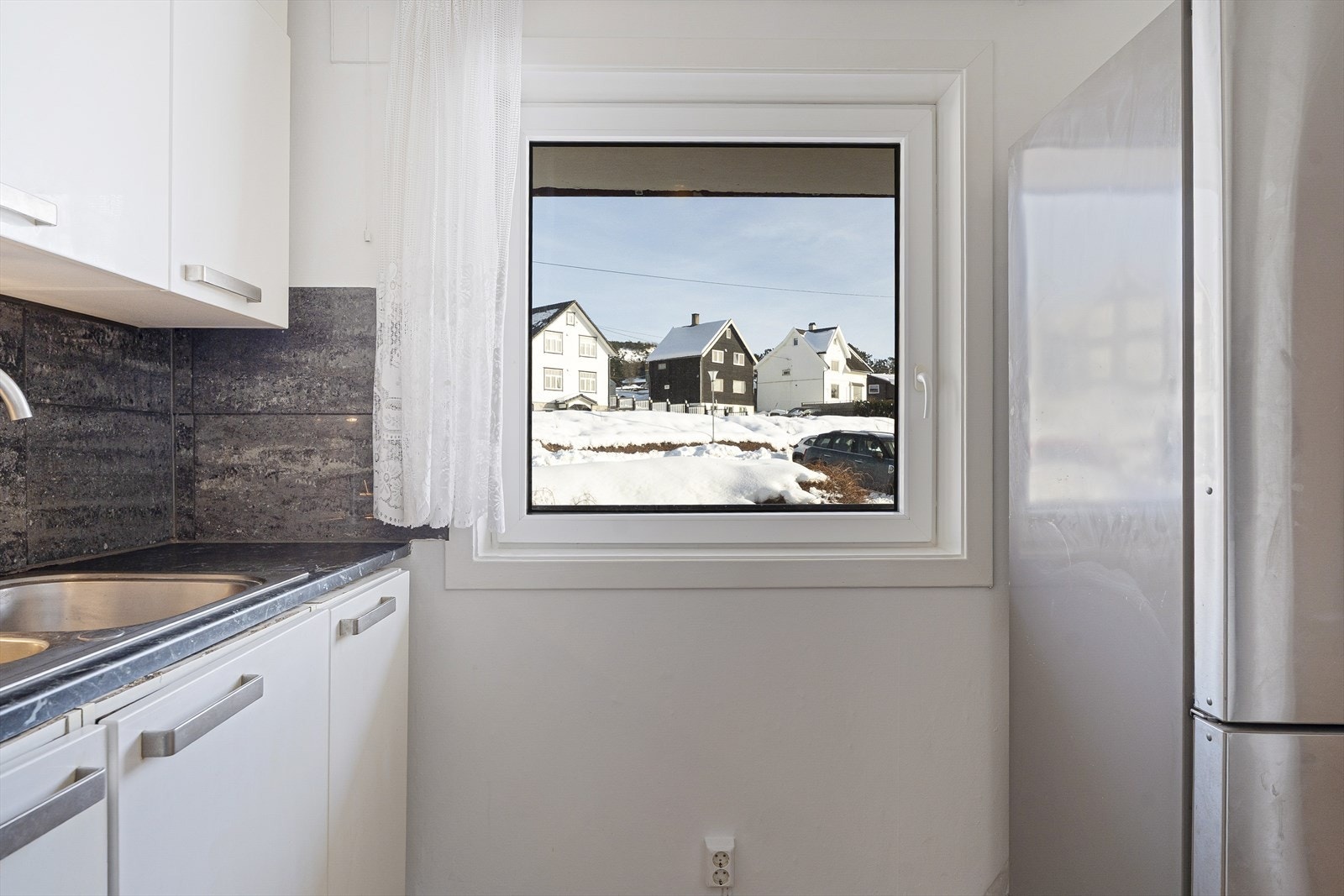 Utsyn fra kjøkkenet. Galleribilde