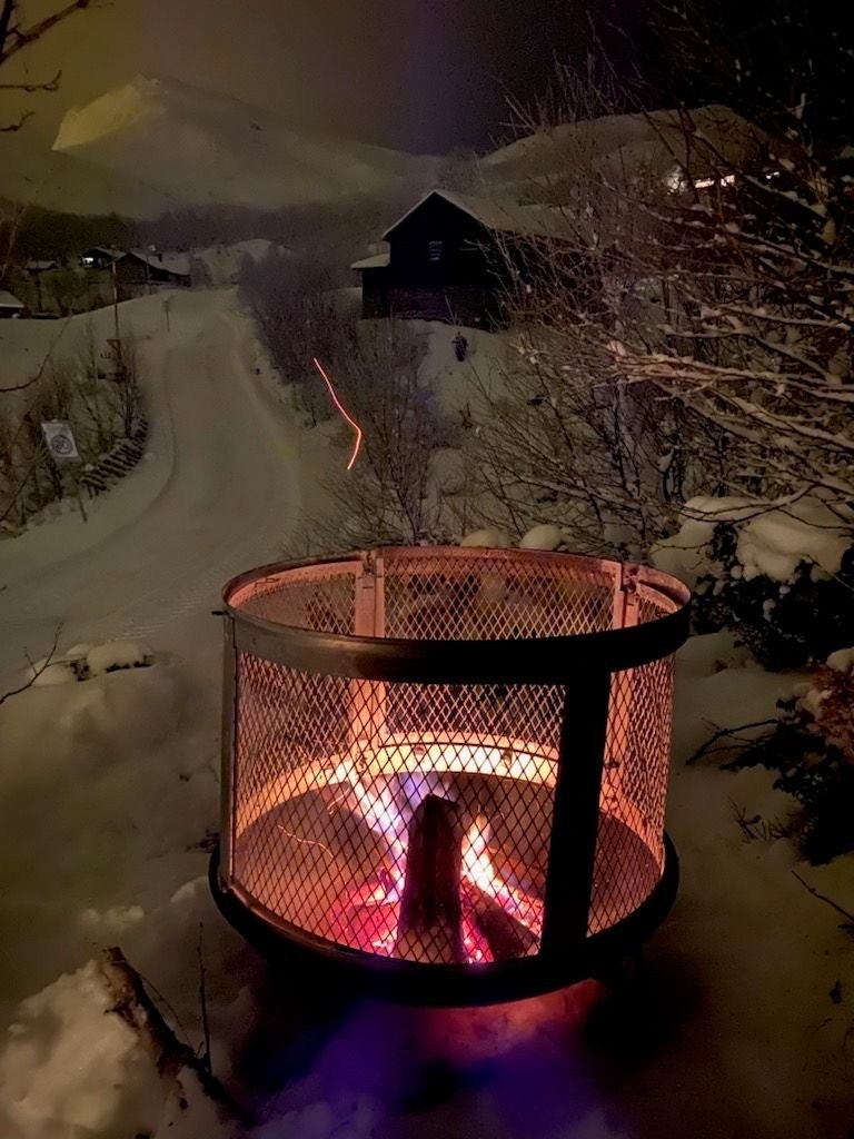 Eventyrlig hyttekos ( ekte bilde) Galleribilde