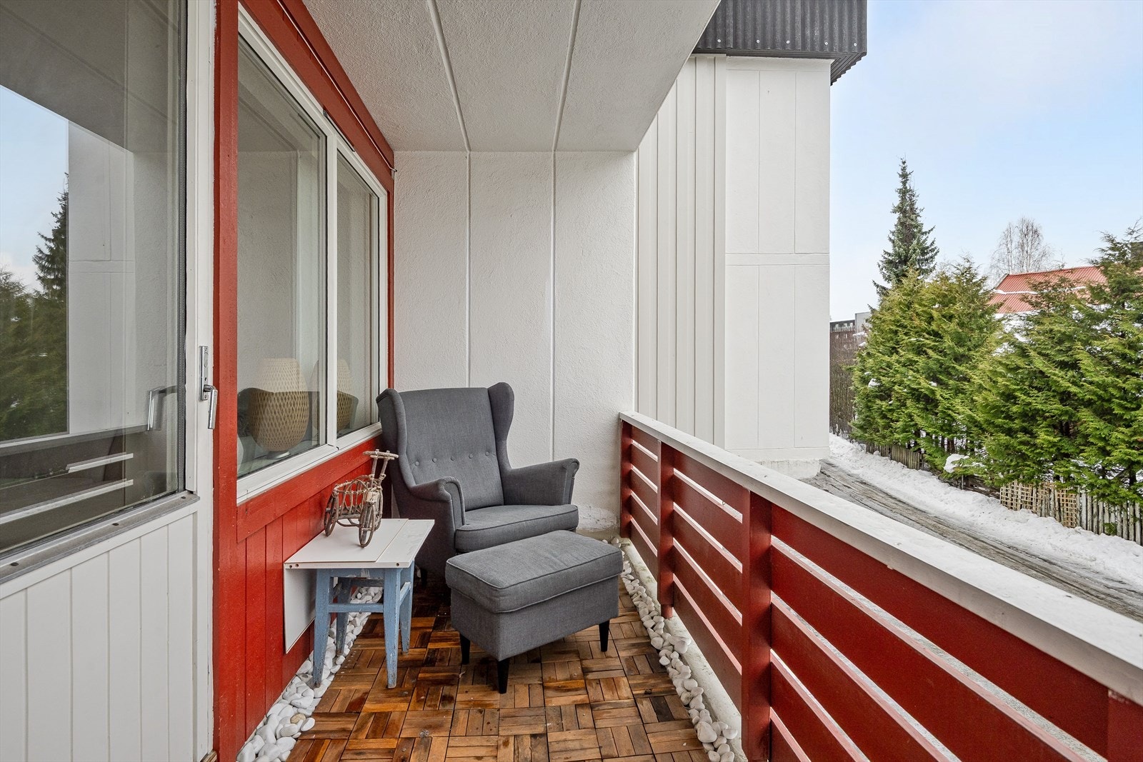 Balkong på ca. 6 m². Galleribilde