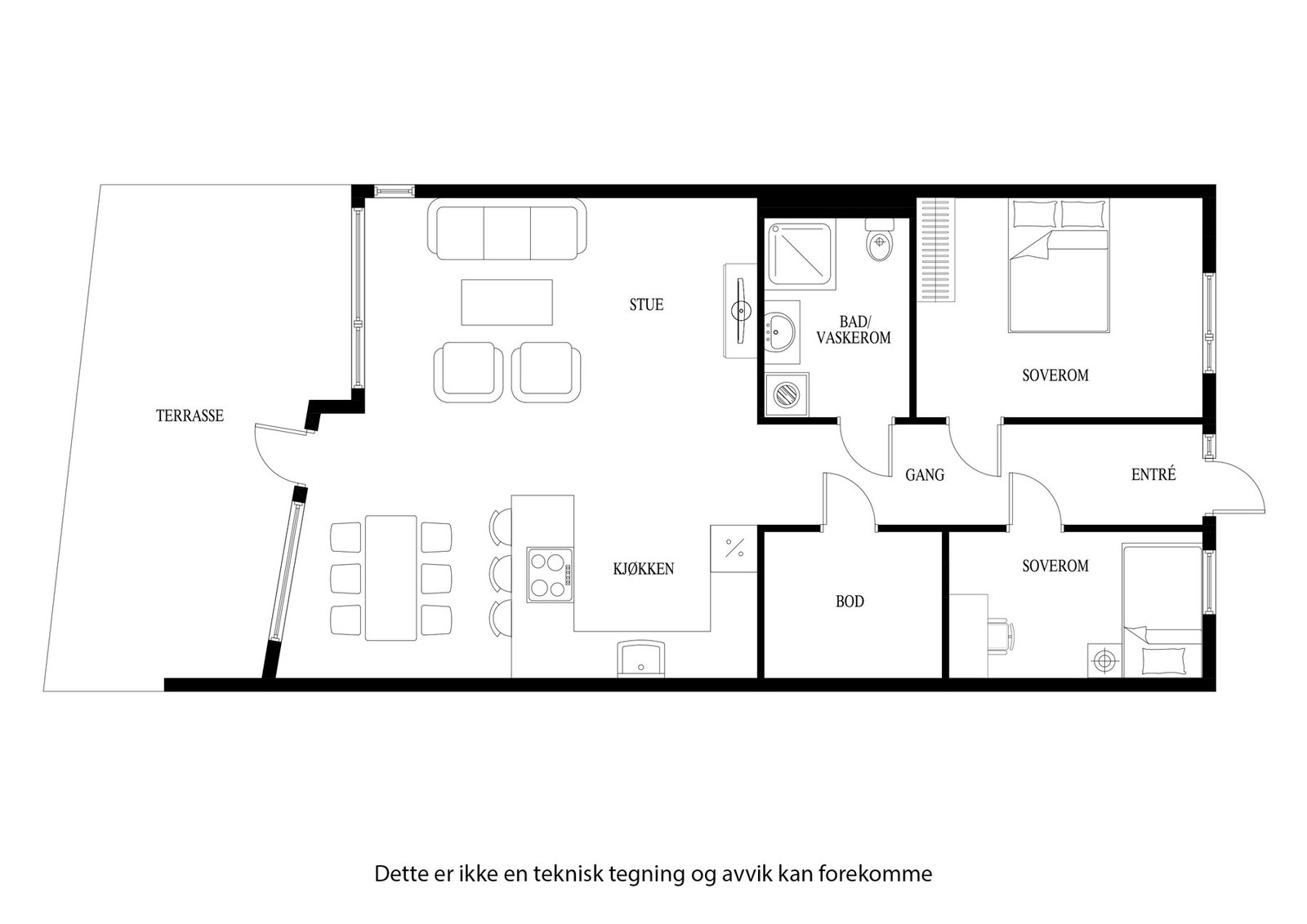 Plantegning Galleribilde