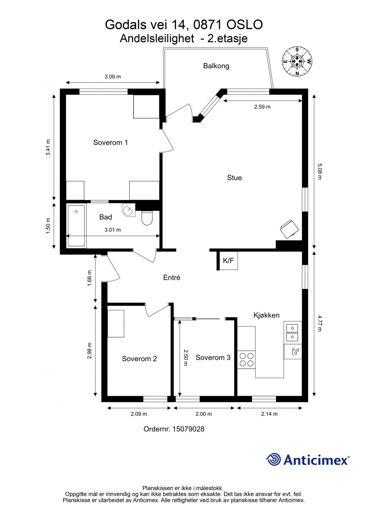 Planskisse. Galleribilde
