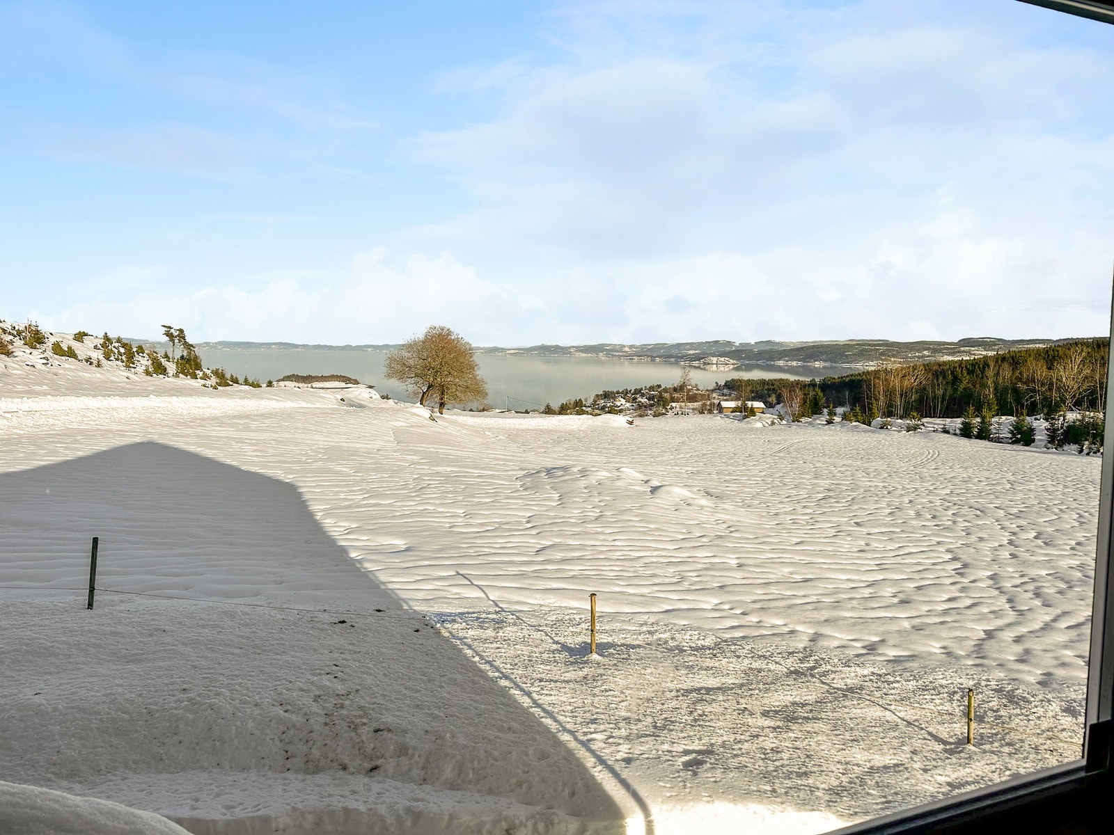 Utsikt fra kjøkkenvinduet. Galleribilde