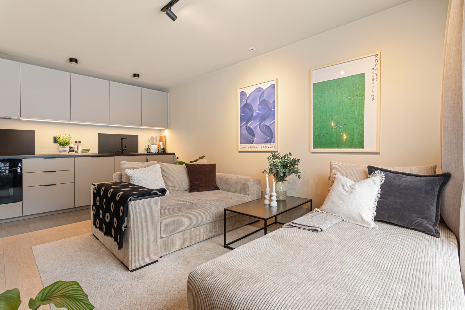 Nyrenovert kjøkken fra 2023. Galleribilde