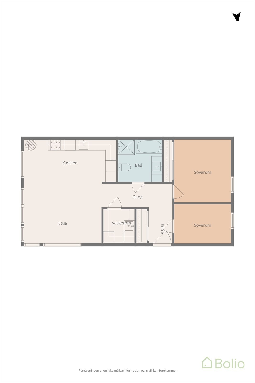 Plantegning Galleribilde