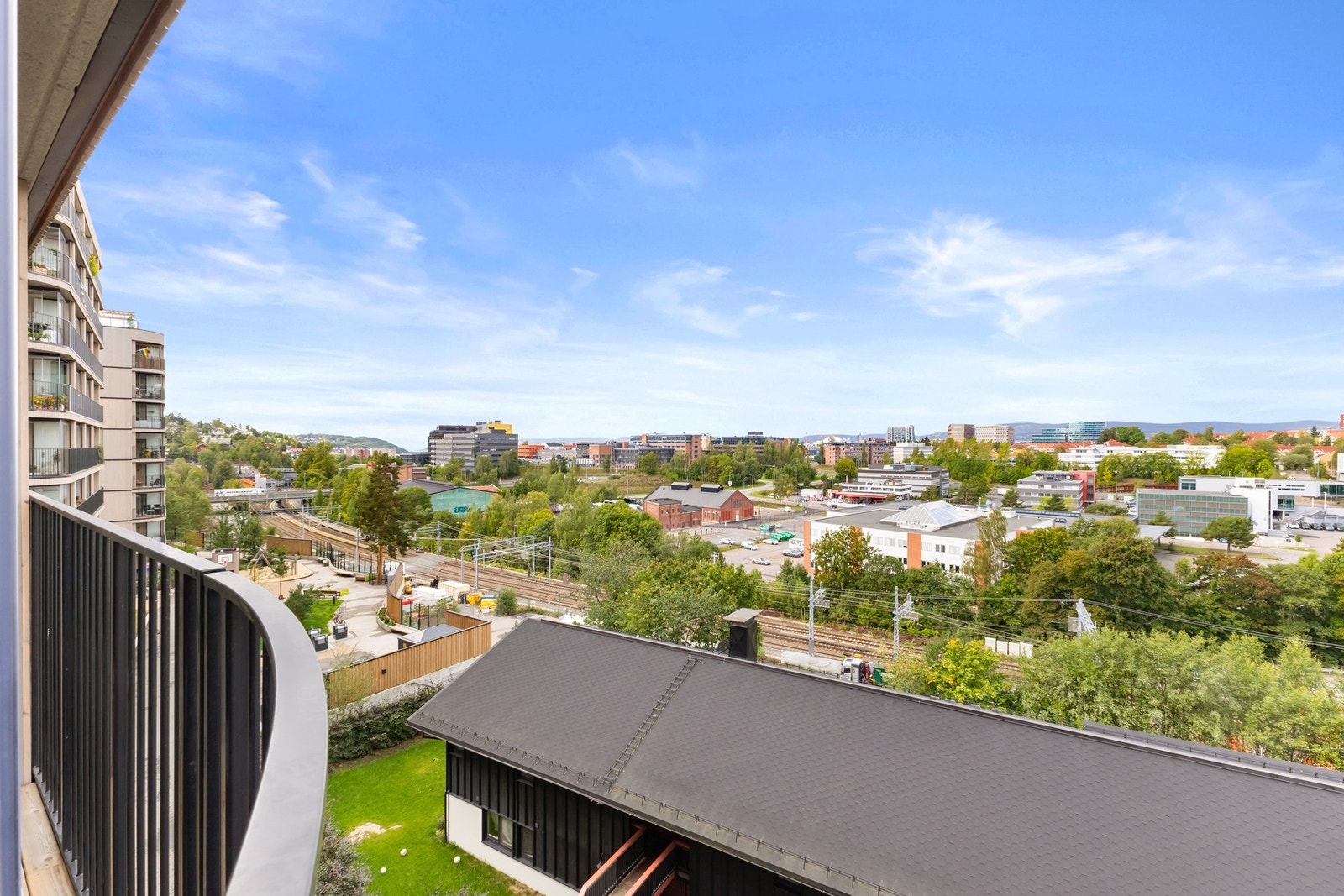 Fin utsikt Galleribilde