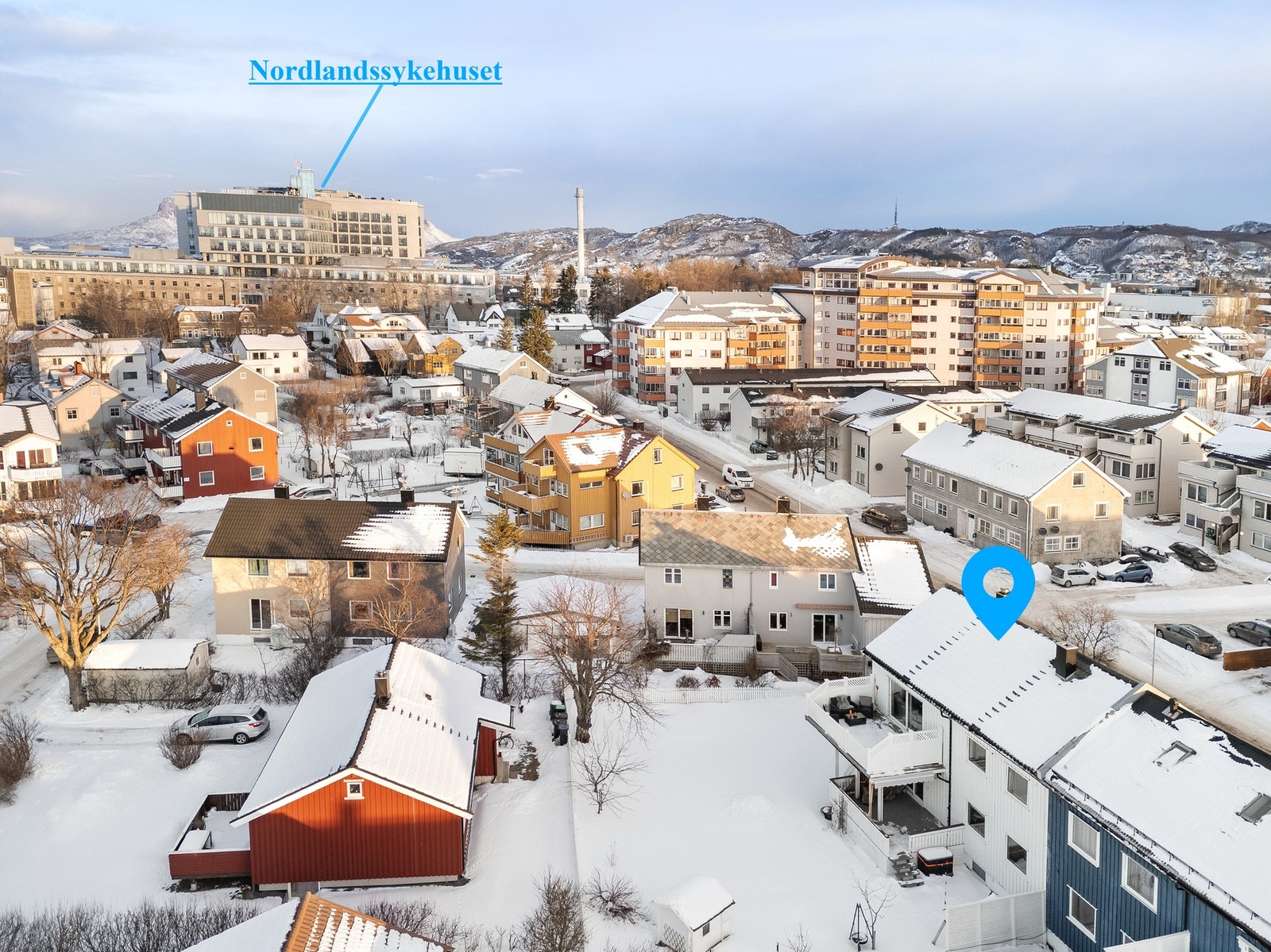Attraktiv beliggenhet i Østbyen - Nordlandssykehuset like ved Galleribilde