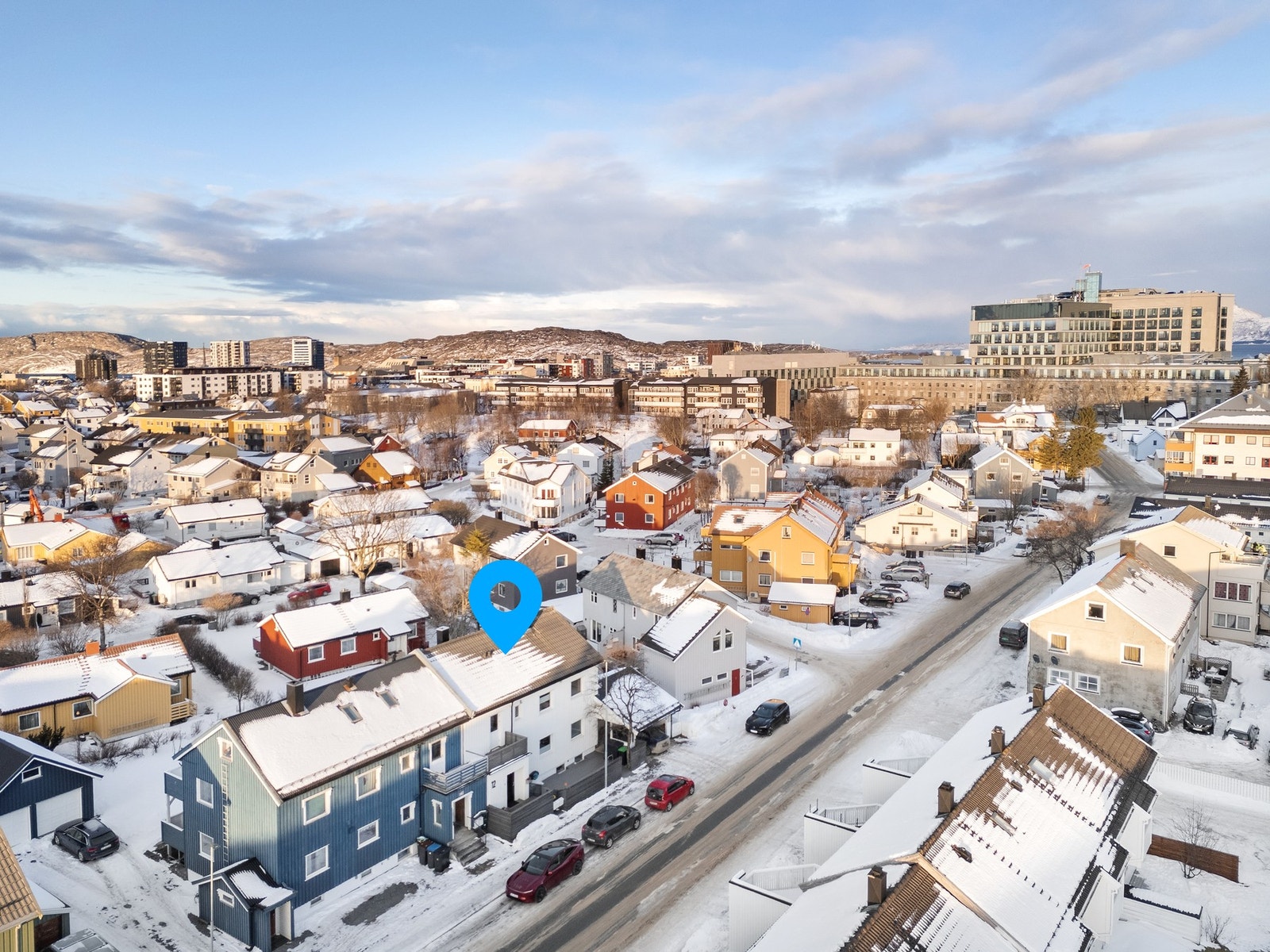 Her bor man sentrumsnært, men samtidig tilbaketrukket fra den travleste bykjerna Galleribilde