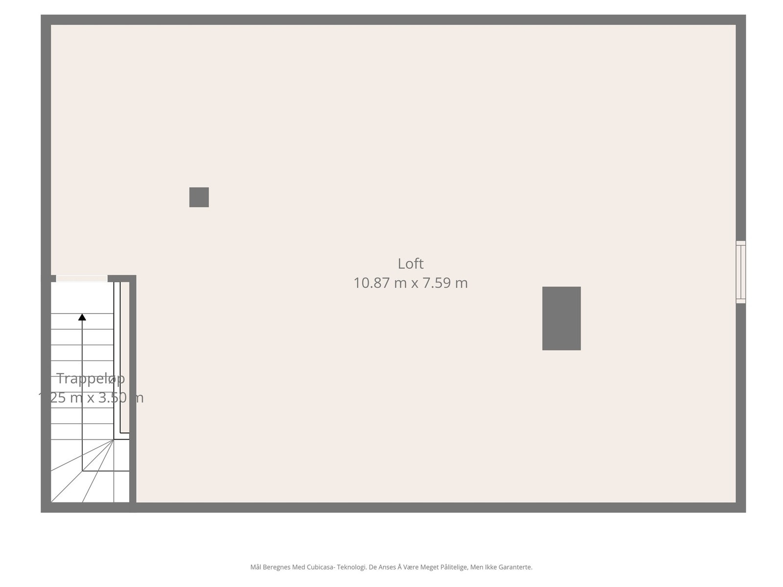 Plantegning loft Galleribilde