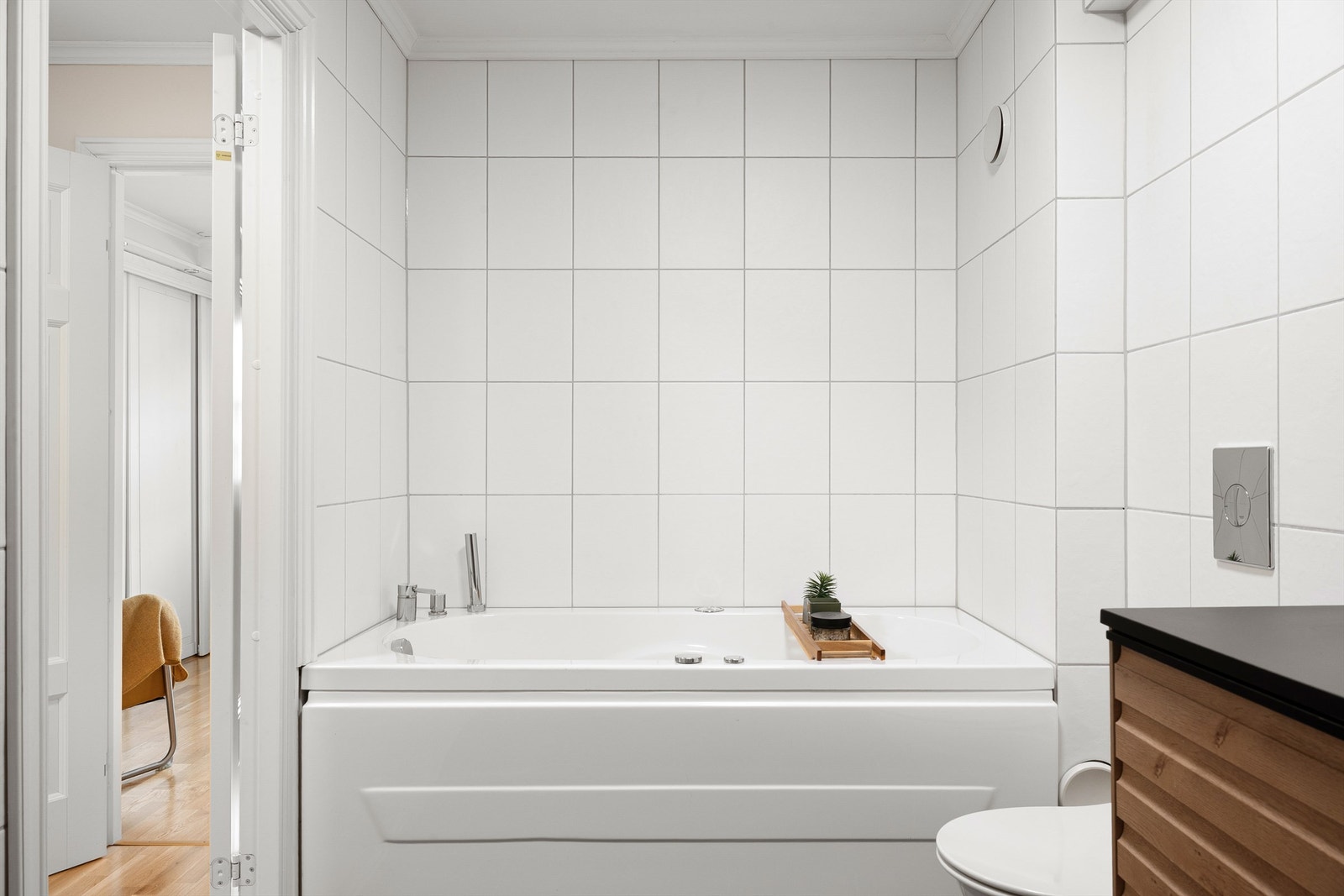 I tillegg til dusjhjørne er det også badekar Galleribilde