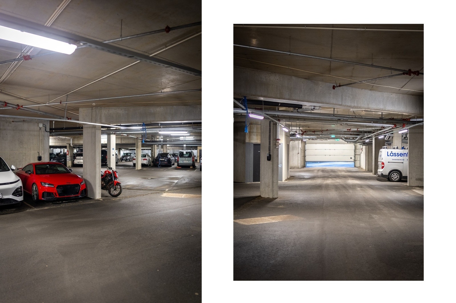 Fast parkeringsplass i lukket garasjeanlegg Galleribilde