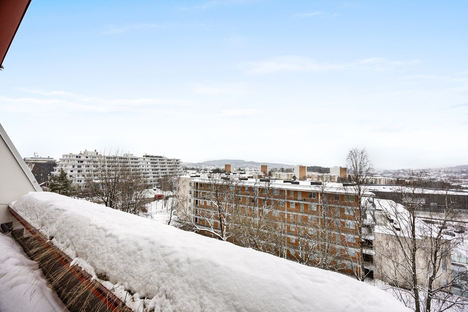 Her har man trivelig utsikt utover nærområdet. Galleribilde