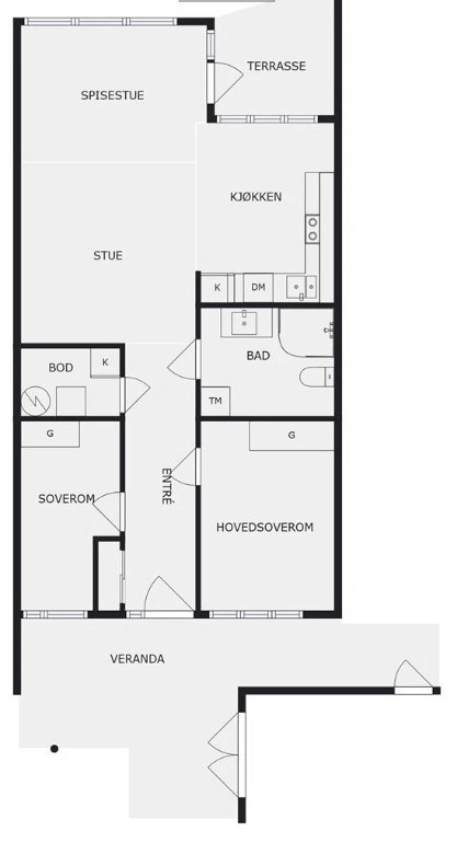 Plantegning Galleribilde