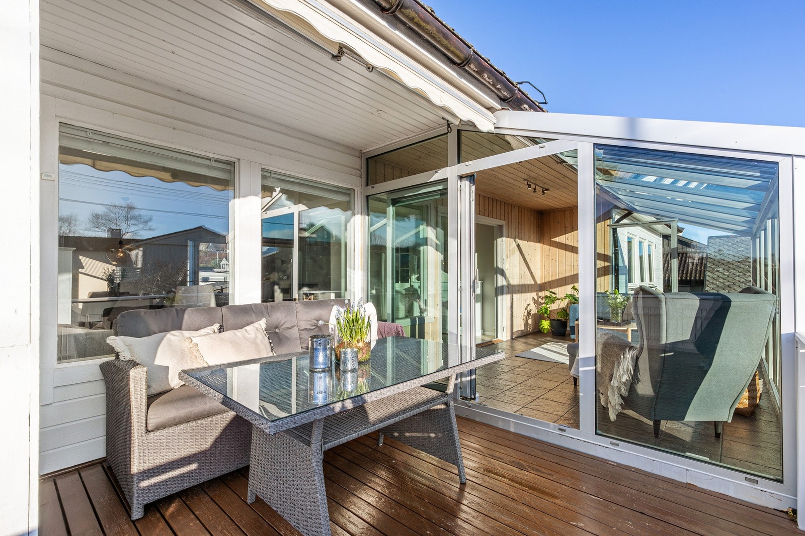 Flotte, opparbeidede utearealer som mange har på ønskelisten. Galleribilde