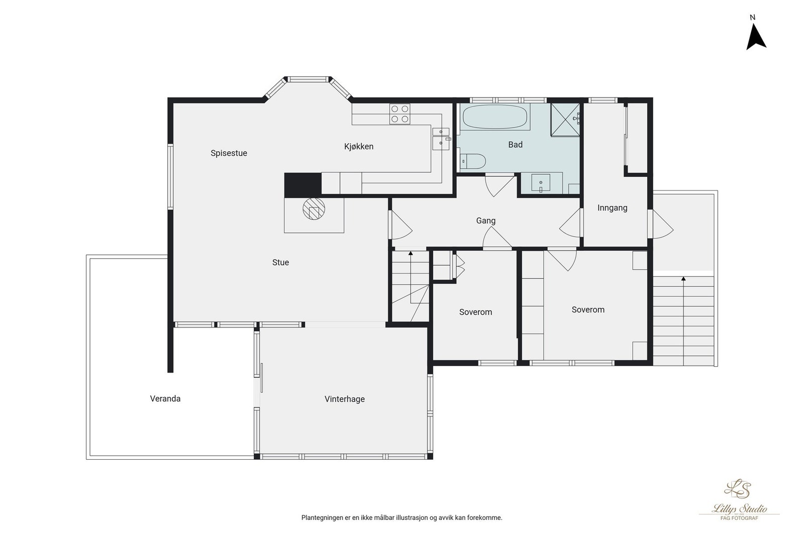 2d plantegning 2. etasje. Galleribilde