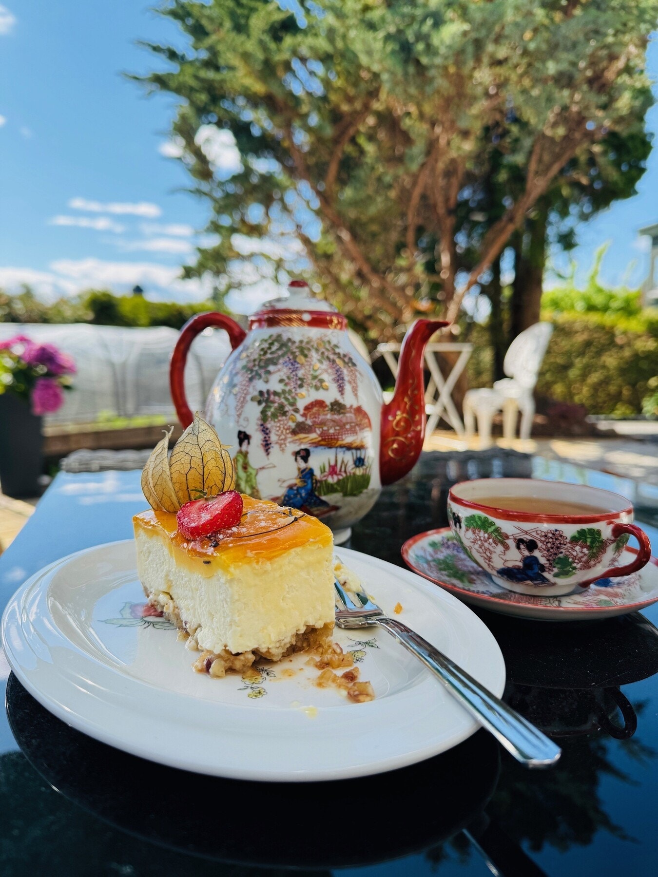 Selgers private sommerbilde. Galleribilde