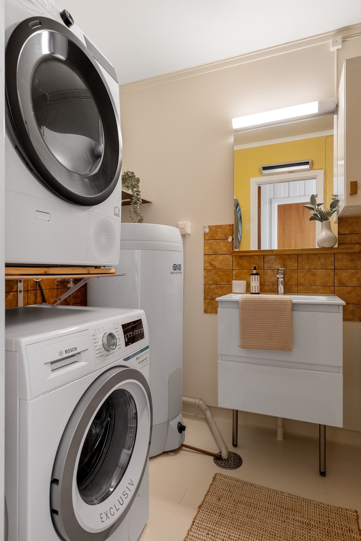 I 2020 ble opprinnelig bad bygget om til vaskerom Galleribilde