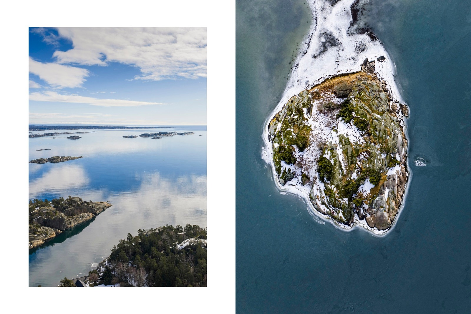Kort vei til Skjellvika og de små øyene i Mefjorden Galleribilde