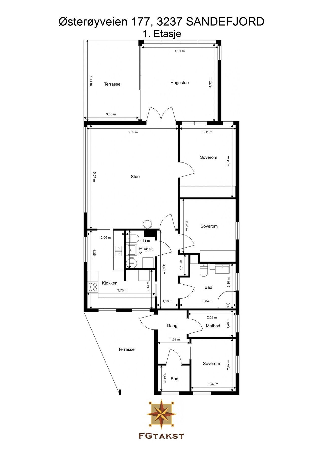 Gjør deg kjent med planløsningen Galleribilde