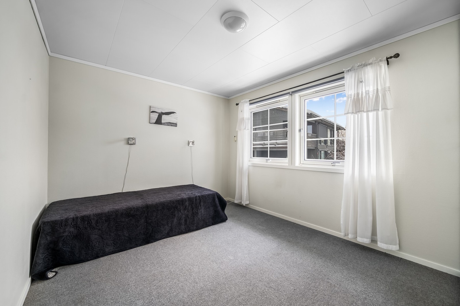 Store vinduer som slipper inn naturlig lys. Galleribilde