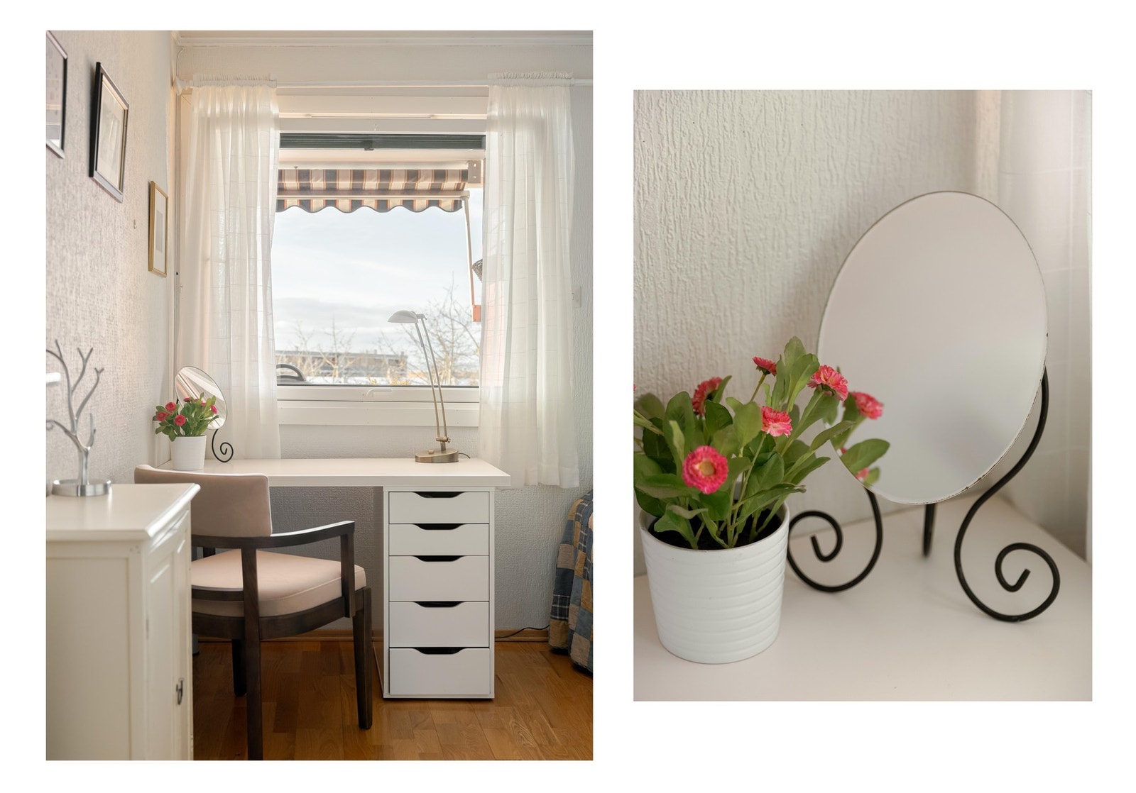 Soverommet vender, i likhet med balkongen, ut mot vest og hyggelige fellesarealer. Galleribilde