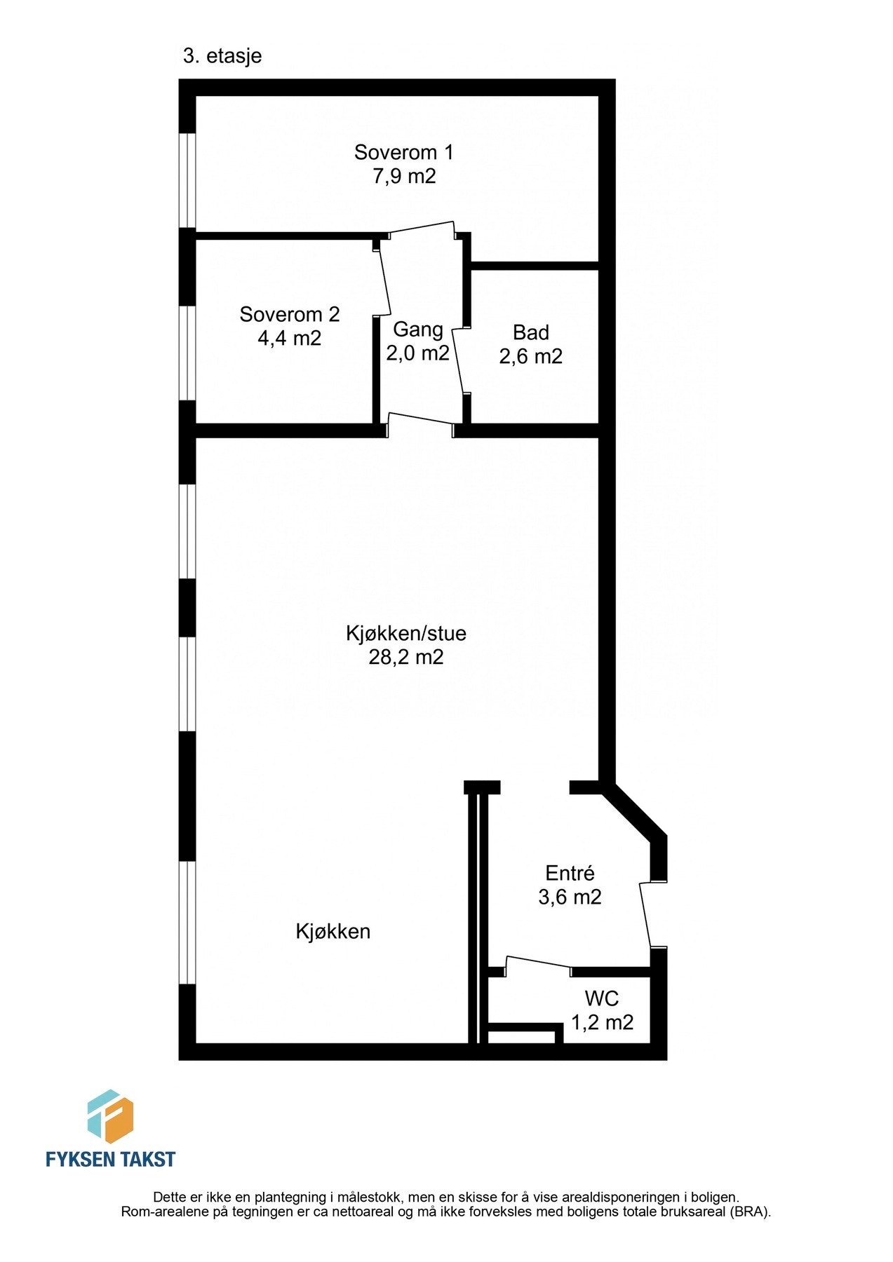 Gjør deg kjent med plantegningen. Galleribilde