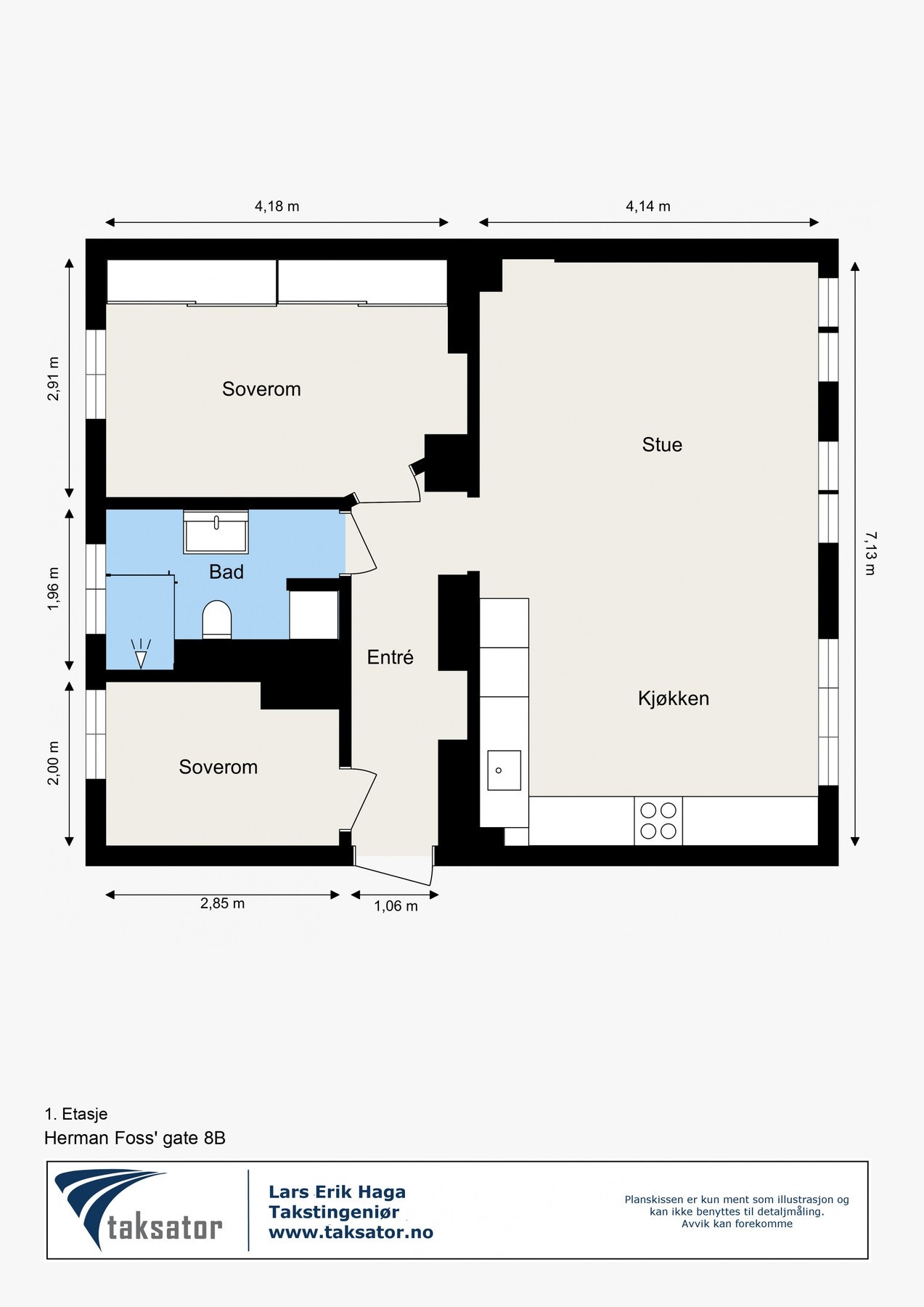 Plantegning - velkommen til en hyggelig visning! Galleribilde