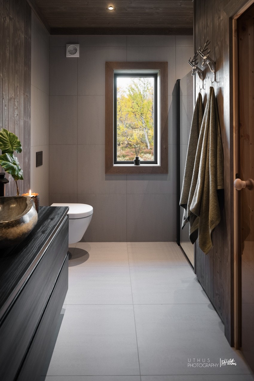 Bad to har også en stor badstue perfekt på de kaldeste dager. Galleribilde